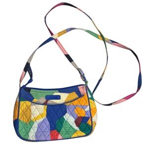 Vera Bradley Pop‎ Art Geometric Pattern Crossbody Zippered Purse
